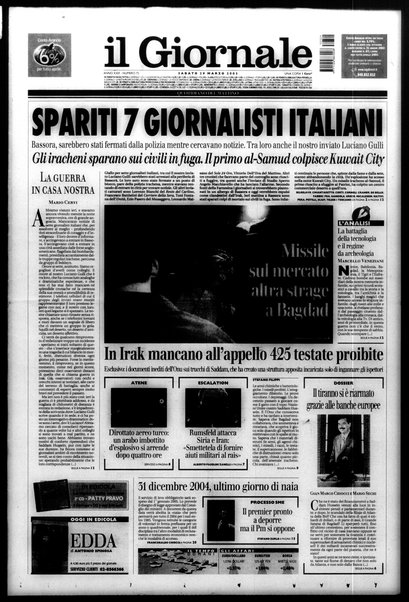 Il giornale : quotidiano del mattino